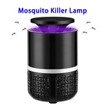 USB Powered Bionic Technology Blue Light Mosquitos Trap Ultra-quiet Mosquito Killer Lamp (Black)