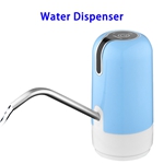 Rechargeable Wireless Automatic Pump Bottle Electric 2-5 Gallon Water Dispenser (Blue)