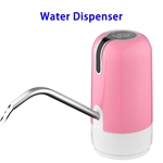 Rechargeable Wireless Automatic Pump Bottle Electric 2-5 Gallon Water Dispenser (Pink)