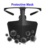 2020 Health Protective Mask Anti Pollution Free Breath Reusable Dust Face Mask (Black)