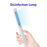 CE ROHS FCC Portable Wand Lights UV Sterilizer Disinfecting Lamp Phone Sanitizer (White)