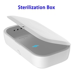 New Function 3 in 1 Wireless Charger Disinfection Light Portable UV Sterilizer Box(White)
