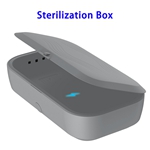 New Function 3 in 1 Wireless Charger Disinfection Light Portable UV Sterilizer Box(Grey)