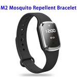 CE ROHS FCC Sonic Anti Mosquito Killer Time Display Ultrasonic Mosquito Repellent Bracelet (Black)