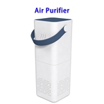 New Design Car Air Purifier Anion Air Cleaner with Hand Strap Hepa Filter Air Purifier(Blue)