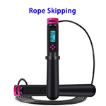 CE Approved Smart Calorie Jump Counter Skipping Rope Adjustable Cordless Jump Rope(Red)