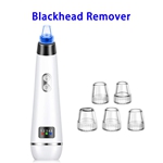 FDA 5 Heads Electric Blackhead Vacuum Remover with 3 LED Lights