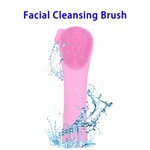 3 in 1 Electric Waterproof Sonic Facial Cleansing Brushes(Pink)