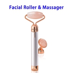 New Trending Contour Vibrating Facial Roller Massager Electric Jade Roller