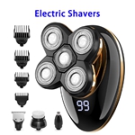 CE ROHS MSDS 5 Shaver Heads LED Electric Shaver Razor Trimmer Sets for Men