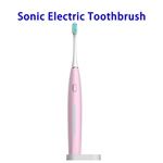 2020 New Product 5 Modes IP67 Waterproof Automatic Toothbrush with Staclean Dupont Grade Bristles(Pink)