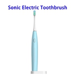 2020 New Product 5 Modes IP67 Waterproof Automatic Toothbrush with Staclean Dupont Grade Bristles(Blue)