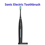 2020 New Product 5 Modes IP67 Waterproof Automatic Toothbrush with Staclean Dupont Grade Bristles(Black)