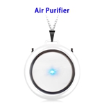 New Arrival Ion Portable Personal Wearable Necklace Air Purifier(White)