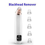 2020 Upgraded FDA USB Rechargeable Blackhead Vacuum Remover with 6 Removable Probes