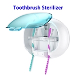 UV Toothbrush Sterilizer Holder 2 Teeth Brush Ultraviolet Disinfection Box