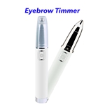Eyebrow Trimmer Electric Eyebrow Hair Remover Painless-Precision Eyebrow Razor Tool(white)