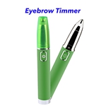 Eyebrow Trimmer Electric Eyebrow Hair Remover Painless-Precision Eyebrow Razor Tool(green)