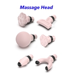 Deep Tissue Percussion Massage Heads 6 Different Muscle Massager Heads (Pink)