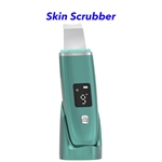 Wireless Charging Blackhead Removal Pore Cleaner Ultrasonic Peeling Skin Scrubber(green)