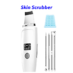 New Arrival LED Display Blackhead Remover Pore Cleaner Face Spatula Ultrasonic Skin Scrubber