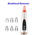 Facial Pore Clean Nose Strip Electric Vacuum Blackhead Remover Vacuum(Rose Gold)