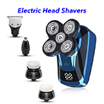 5 in 1 5 Shaver Heads LED Beard Trimmer Razor Hair Trimmer Electric Shavers(Blue)