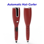 Newest Design Hair Curling Iron Portable Electric Automatic Hair Curler(Red)