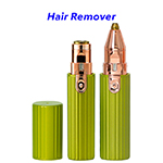 New Arrival Hair Remover Eyebrow Razor Rechargeable Electric Eyebrow Trimmer(Green)