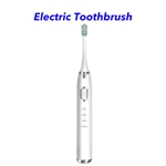2021 Waterproof Wireless Rechargeable Teeth Whitening Sonic Electric Toothbrush (white)