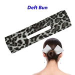 Magic Hair Styling Hair Braiding Tool French Twist-Hairstyle Clip Hair Bun Maker(black leopard color)