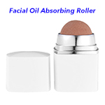 Naturally Green Facial Skincare Tool Oil Control Oil Absorbing Volcanic Face Roller(White)