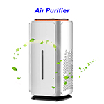 HEPA Filter Element Double High Efficiency Purification of Negative Ions Air Purifier(White)