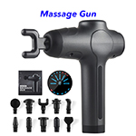 New Arrival 7 Speeds Adjustable Professional Percussion Fascia Gun with 10 Heads Massage Gun