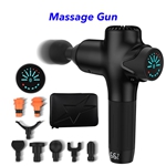 Portable Muscle Deep Tissue Massage Gun New Design Gun Massager Massage Gun 2022(Black)