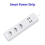 3 EU Outlets 4 USB Ports WIFI Smart Power Strip Socket