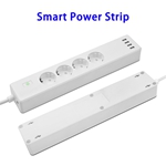 CE ROHS Approved 4 Outlet 4 USB Port Wifi Smart Socket Plug (EU Plug)