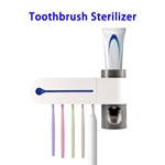 CE UV Timing Automatic Toothpaste Dispenser Toothbrush Sterilizer