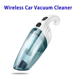 CE ROHS FCC Approved Portable USB Rechargeable Wireless Car Vacuum Cleaner (White)