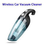 CE ROHS FCC Approved Portable USB Rechargeable Wireless Car Vacuum Cleaner (Black)