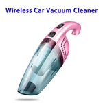 CE ROHS FCC Approved Portable USB Rechargeable Wireless Car Vacuum Cleaner (Rose Gold)