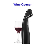 Electric Automatic Intelligent Cordless Bottle Corkscrew Wine Opener(Black)