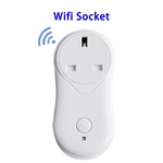 CE RoHS FCC Approved Remotely Control Mini WiFi Plug Smart Socket with USB Port (UK Plug)