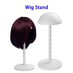 New Arrival Lightweight Adorable Mashroom-Shape Plastic Wig Stand for Both Long and Short Wigs(White)