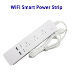 FCC US Plug 3 Outlets 2 USB Ports WIFI Smart Power Strip