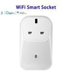 CE ROHS Approved Remotely Control Mini WiFi Plug Smart Socket (UK Plug)