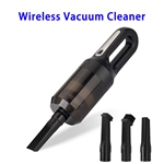 DC-5V 45W Mini Portable Wet and Dry Wireless Car Vacuum Cleaner (Black)