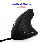 800/1200/2000/3200DPI Right Hand 6 Keys Wired Vertical Mouse